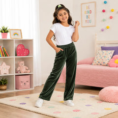 Premium Velvet Kids Pants | Soft Unisex Loungewear & Cozy Sleepwear