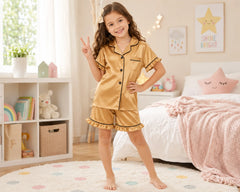 Kids Satin Robes Short Pants – Wedding Favourite