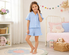 Kids Seersucker Robes Short Pants – Wedding Favourite