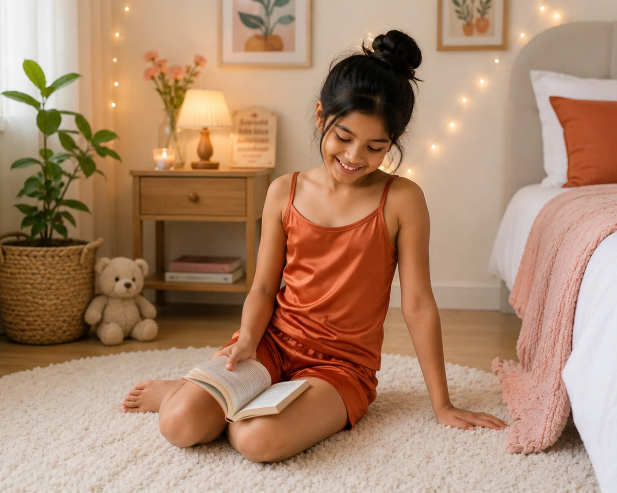 Kids Satin Cami Set – Wedding Favourite