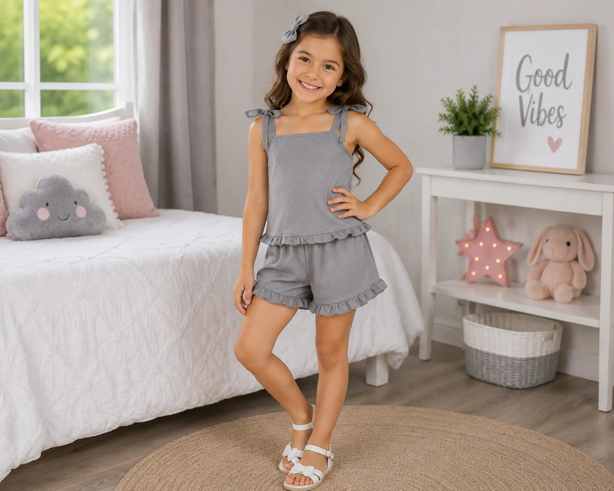 Kids Ruffle Cotton Tie Knot – Wedding Favourite
