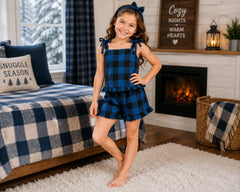 Kids Ruffle Flannel Tie Knot – Wedding Favourite