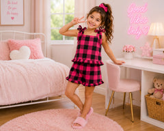 Kids Ruffle Flannel Tie Knot – Wedding Favourite