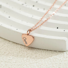 Heart name pendent Custom name pendent Usa