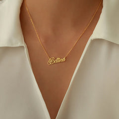 Minimalist Name Necklace Personalized Gift Usa