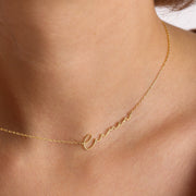 Perfect Gift for Her Minimalist Name Necklace Usa