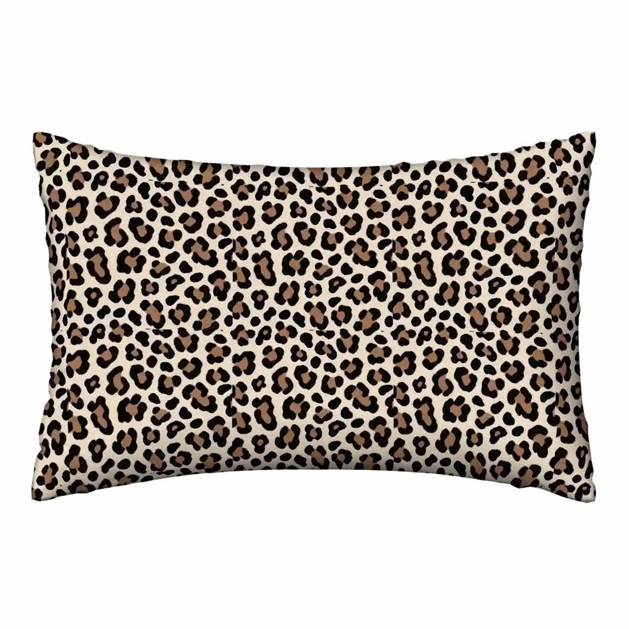 Pillowcase satin leopard print