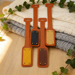 Leather Luggage Tag – Colourful Travel Bag ID Tag