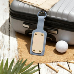 Leather Luggage Tag for Suitcase Travel Bag Identifier