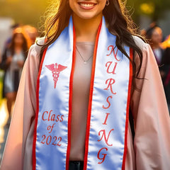 Graduation Stole with Embroidered Customization