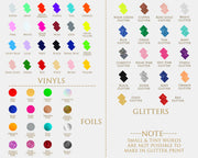 print Color chart usa wedding favourite