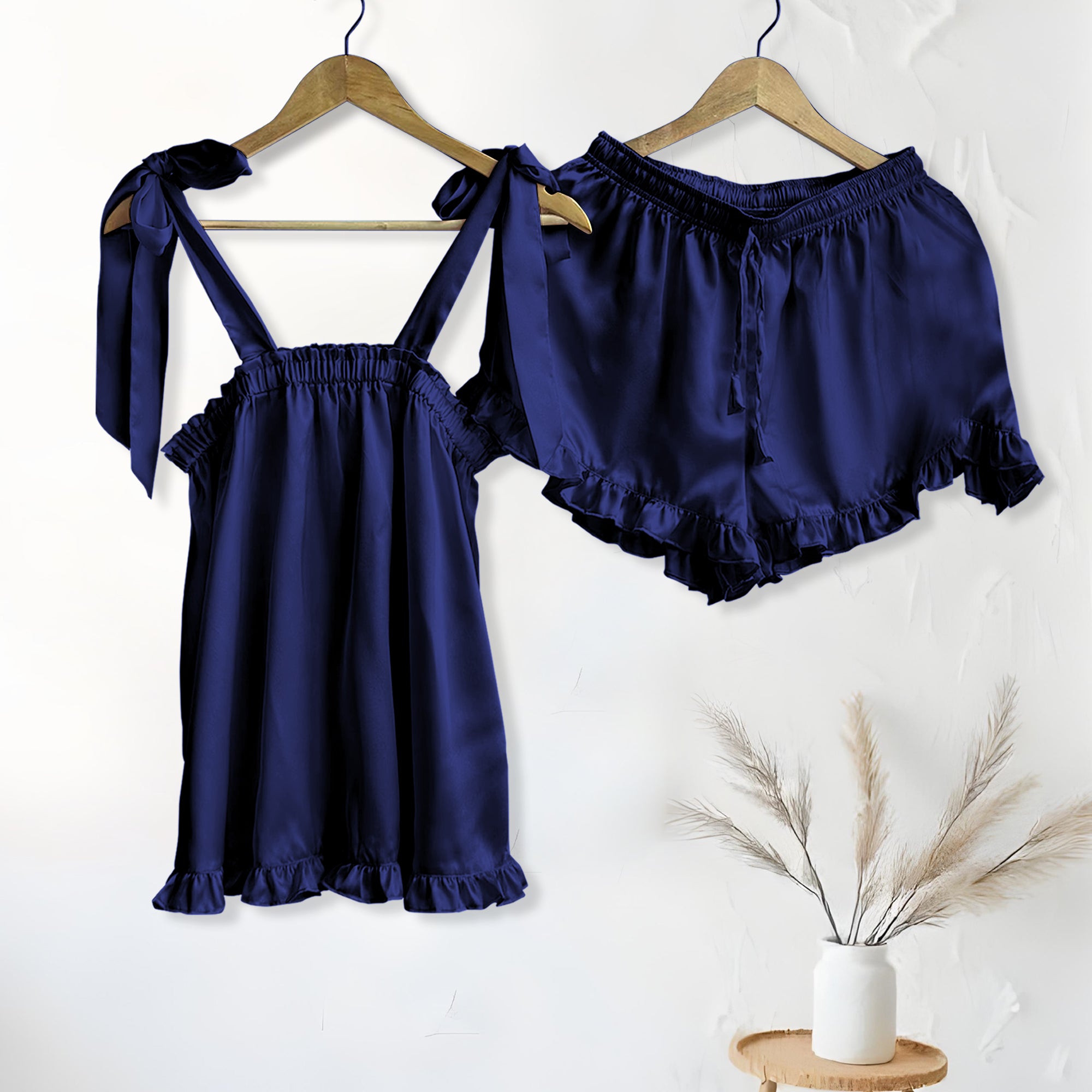 Ruffle Detail Camisole Set